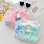 Warm flannel clothing for pets in autumn and winter, suitable for small cats and dogs such as Bichon Frises and Teddy Bears. - Image 5