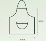 2PC◆Cotton apron, lightweight, durable, and breathable for home kitchen use - Image 5