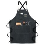 Canvas apron, durable canvas, suitable for baristas and young people - Image 3