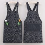 Denim-style canvas aprons for kitchen and household use; durable, stain-resistant, breathable, and oil-resistant. - Image 2