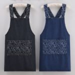 Denim-style canvas aprons for kitchen and household use; durable, stain-resistant, breathable, and oil-resistant. - Image 3