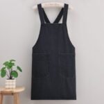 Denim-style canvas aprons for kitchen and household use; durable, stain-resistant, breathable, and oil-resistant. - Image 7