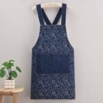 Denim-style canvas aprons for kitchen and household use; durable, stain-resistant, breathable, and oil-resistant. - Image 9