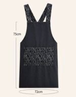 Denim-style canvas aprons for kitchen and household use; durable, stain-resistant, breathable, and oil-resistant. - Image 12