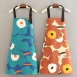Canvas apron, simple Japanese style apron, suitable for both men and women, made of durable, sleeveless, and breathable canvas fabric. - Image 3