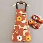 Canvas apron, simple Japanese style apron, suitable for both men and women, made of durable, sleeveless, and breathable canvas fabric. - Image 5