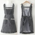 2PC This princess-themed apron is made of cotton fabric, making it comfortable, breathable, and stylish - Image 3