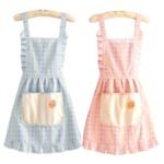 Princess-style canvas apron, a stylish and durable kitchen wrap that is stain-resistant and breathable - Image 10