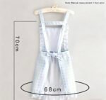 Princess-style canvas apron, a stylish and durable kitchen wrap that is stain-resistant and breathable - Image 8