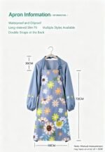 2PC PVC material apron, new fashionable waterproof and oil-proof style, popular online - Image 11