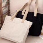 Original design autumn/winter zippered shoulder bag, made of corduroy, a simple and stylish women's bag - Image 6