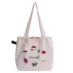 Canvas bag, new style, casual and versatile shoulder bag, suitable for students going to class - Image 13