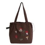 Canvas bag, new style, casual and versatile shoulder bag, suitable for students going to class - Image 12