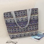 Amazon rainforest style shoulder bag/handbag made of cotton and linen - Image 4