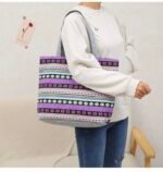 Amazon rainforest style shoulder bag/handbag made of cotton and linen - Image 13