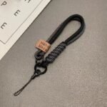 Patchwork style woven rope, lanyard phone case charm - Image 2