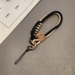 Patchwork style woven rope, lanyard phone case charm - Image 5