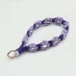 Mobile phone charm cord, cotton rope, handmade woven daisy flower keychain/bag buckle - Image 4