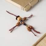 Original design, guardian scarecrow phone charm, keychain, backpack charm, natural bodhi seed charm - Image 3