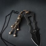 Brass keychain, bag charm, car key accessory, antique soldier style - Image 3