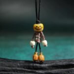 Handicrafts: woven yak bone carved keychains and mobile phone charms - Image 2