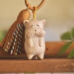 Happy Puppy Natural Wood Handbag Charm, Keychain, Phone Charm, Car Ornament – ​​The Perfect Gift for a Good Friend - Image 8