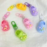 6PC Colorful shoe series keychains, cute keychains as gifts for children - Image 2