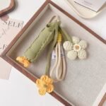 New handmade fabric tote bag decorations, cute cartoon keychain bag decorations - Image 2