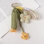 New handmade fabric tote bag decorations, cute cartoon keychain bag decorations - Image 3
