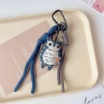 New handmade fabric owl-shaped decorative items, cute cartoon keychains/bag decorations/phone chains - Image 2