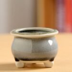 Ice Crack Rainbow Series: Simple yet creative natural ceramic succulent plant vases, fired at 3000℃ - Image 3