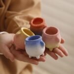 Fun Series: Simple yet creative natural ceramic succulent plant vases, fired at 3000 degrees Celsius