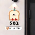 Customizable PVC doorplates, with 4 templates to choose from, only the door number can be customized - Image 4