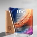 Custom-designed trophies, crafted from beech wood and crystal, are suitable for annual award ceremonies and school award presentations - Image 6