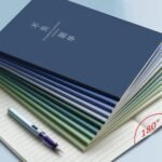 Customized notebooks can be printed with company logos and slogans, with covers made of kraft paper