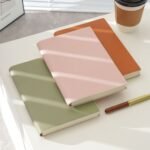 Blank notebook with custom company logo, soft PU cover, 120 pages - Image 2