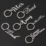 This personalized stainless steel name keychain is the perfect gift for a friend or loved one - Image 5
