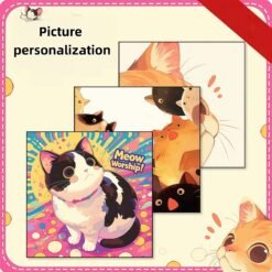 Personalized self-adhesive protective fabric, foldable and customizable with any image