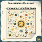 Personalized self-adhesive protective fabric, foldable and customizable with any image - Image 2