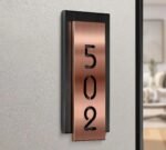 Custom stainless steel door number---Personalized high-quality brushed stainless steel - Image 5