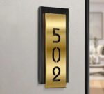 Custom stainless steel door number---Personalized high-quality brushed stainless steel - Image 6