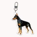 Customized pet photo keychains - made of acrylic