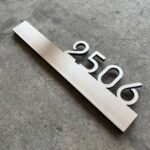 Custom stainless steel door numbers – suitable for cozy homes, dining rooms, and other rooms - Image 2
