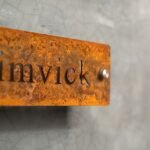 Customized Retro Door Number Plates - Iron Material | Rusty Aesthetics Creative Signboard | Suitable for Studios - Image 2