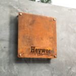 Customized Retro Door Number Plates - Iron Material | Rusty Aesthetics Creative Signboard | Suitable for Studios - Image 4