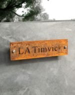 Customized Retro Door Number Plates - Iron Material | Rusty Aesthetics Creative Signboard | Suitable for Studios - Image 5