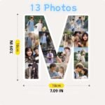 Customizable letter photo frame - perfect gift for couples, families, and friends to capture precious memories - Image 18