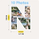 Customizable letter photo frame - perfect gift for couples, families, and friends to capture precious memories - Image 19