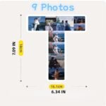 Customizable letter photo frame - perfect gift for couples, families, and friends to capture precious memories - Image 25