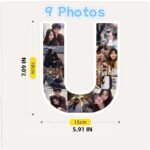 Customizable letter photo frame - perfect gift for couples, families, and friends to capture precious memories - Image 26